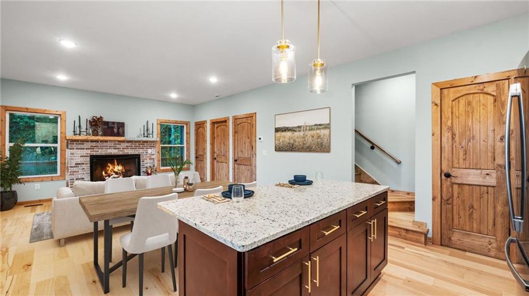 Furnished interior view inside a new home in , Ellijay (Image 13).
