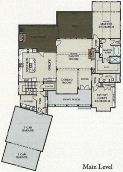 2D floor plan layout for the Vanderbilt by Dustin Shaw Homes in Platinum Ridge, Sharpsburg, GA (Image 41). 2D floor plan layout for the Vanderbilt by Dustin Shaw Homes in Platinum Ridge, Sharpsburg, GA (Image 41).