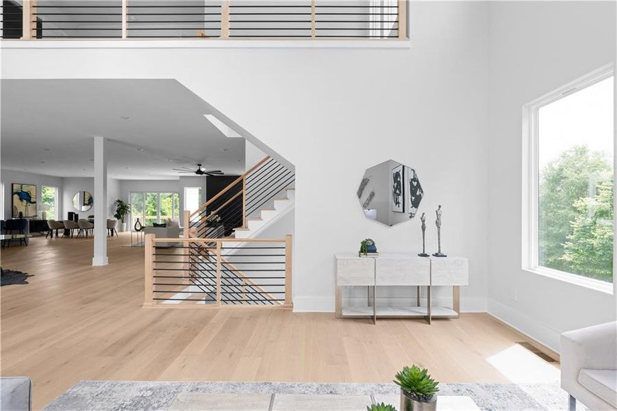 Furnished interior view inside a new home in , Atlanta (Image 44).