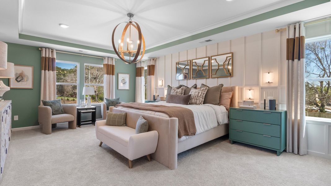 Representative furnished interior of a home built from the Stonefield by DRB Homes in Northcroft, Loganville (Image 39).