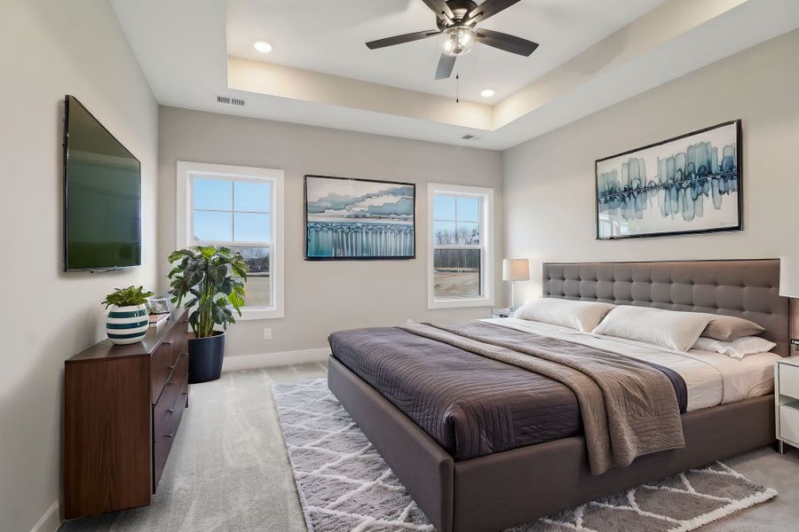 Representative furnished interior of a home built from the Ashbourne II by Great Southern Homes in Collins Cove, Chapin (Image 12).