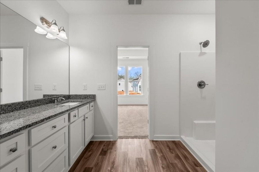 Furnished interior view inside a new home in , Statham (Image 8).