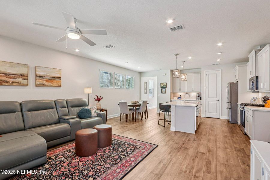 Furnished interior view inside a new home in , Jacksonville (Image 31). Furnished interior view inside a new home in , Jacksonville (Image 31).