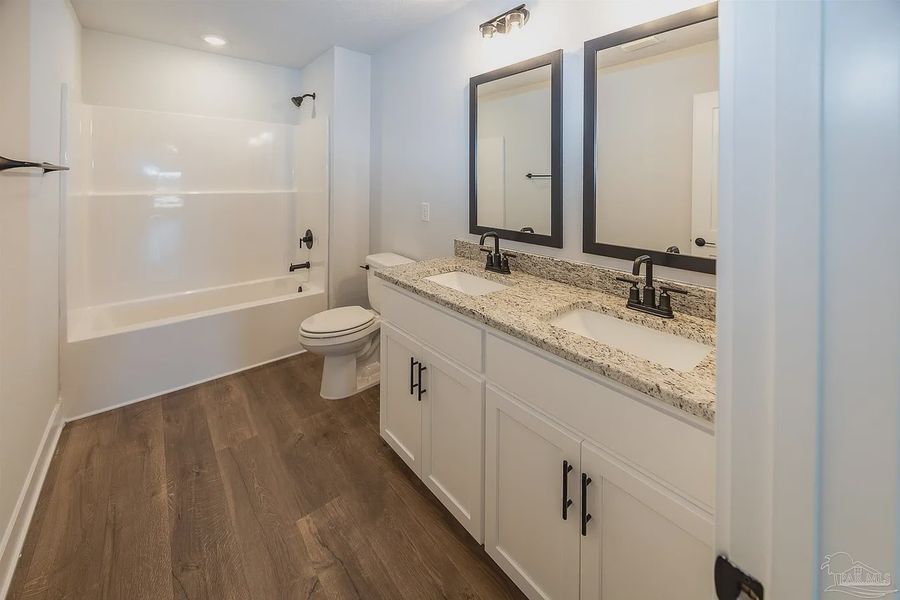 Furnished interior view inside a new home in Parkland Place, Pace (Image 14).