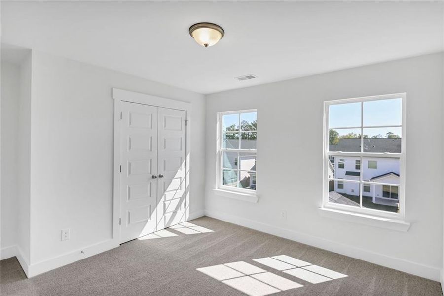 Spacious, unfurnished interior of a new home in Villas at Dawsonville, Dawsonville (Image 35). Spacious, unfurnished interior of a new home in Villas at Dawsonville, Dawsonville (Image 35).