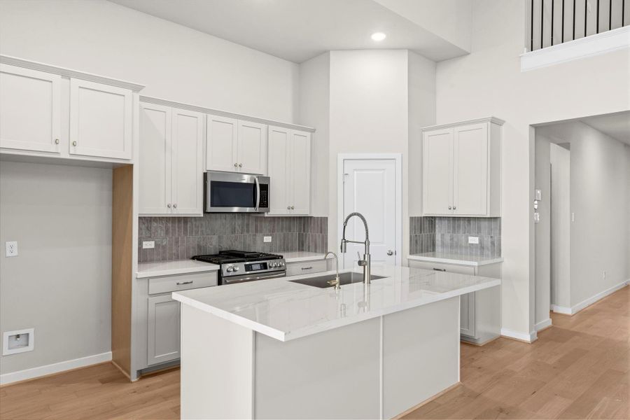 Furnished interior view inside a new home in Sienna 45', 50', Missouri City (Image 8).