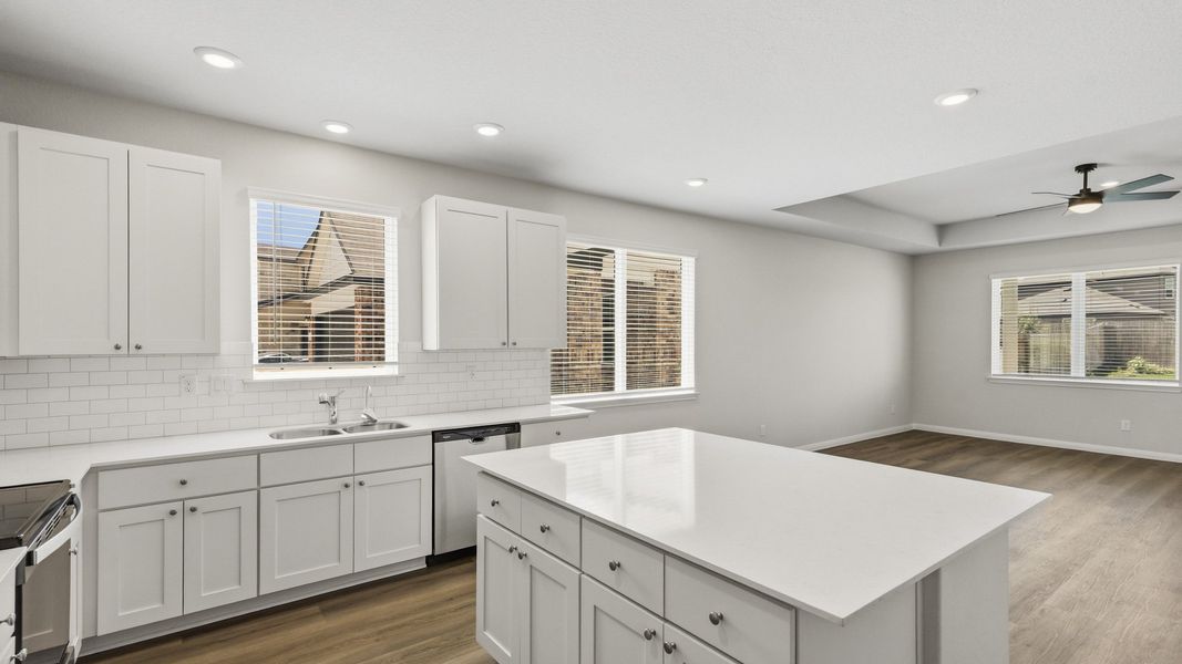Kitchen to dining