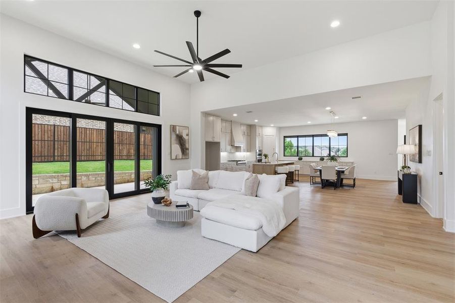 Furnished interior view inside a new home in , Fort Worth (Image 11).
