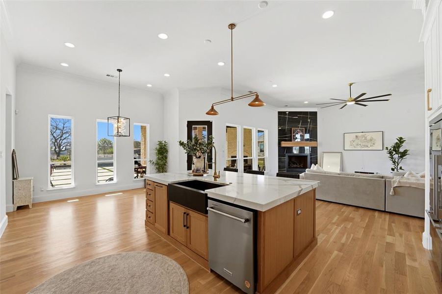 Furnished interior view inside a new home in , Rockwall (Image 18).