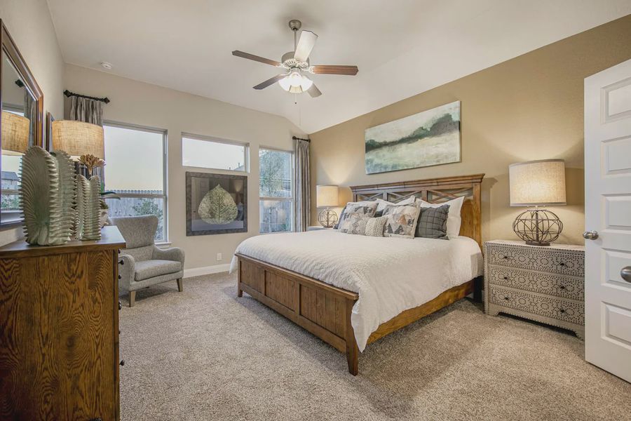 Representative furnished interior of a home built from the Morgan by Chesmar Homes in Buffalo Crossing, Cibolo (Image 8). Representative furnished interior of a home built from the Morgan by Chesmar Homes in Buffalo Crossing, Cibolo (Image 8).