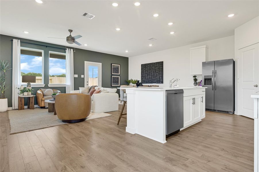 Furnished interior view inside a new home in , Katy (Image 16).