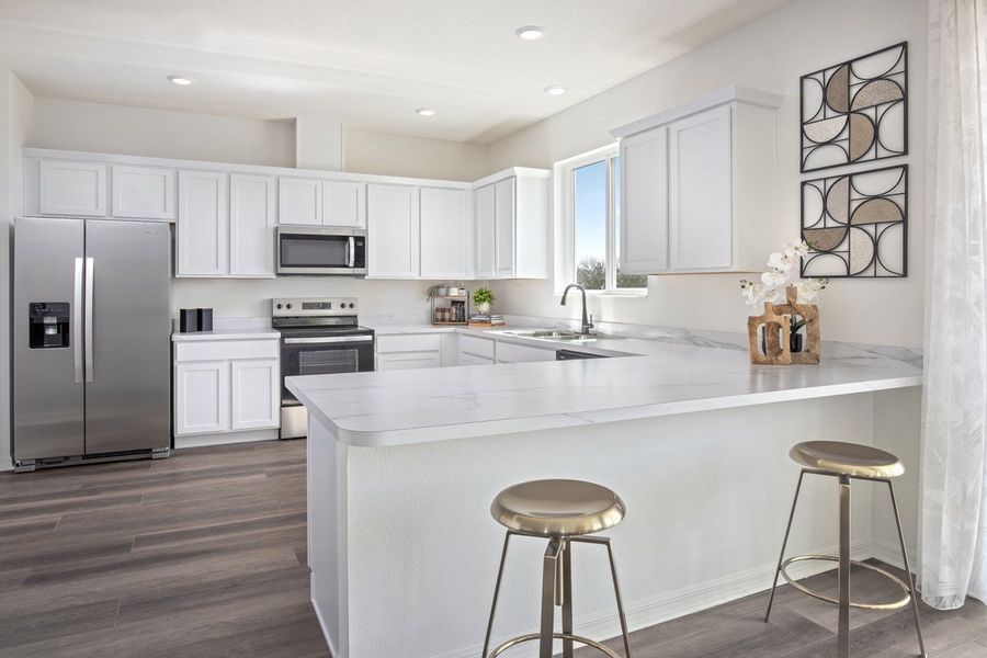 Representative furnished interior of a home built from the Plan 2107 by KB Home in Pepper Grove I, Palmetto (Image 6).