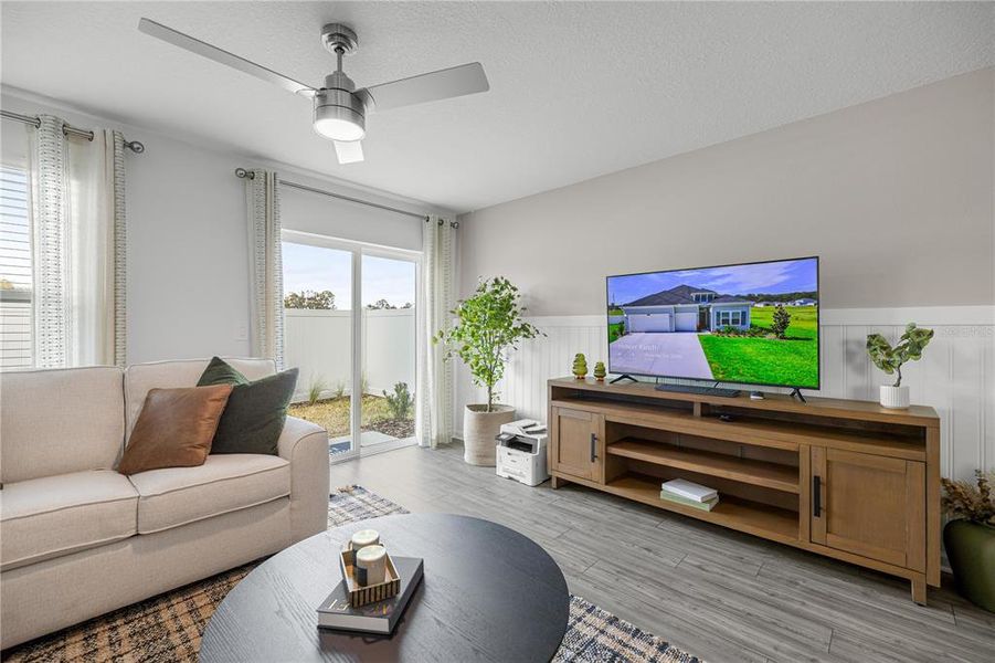 Furnished interior view inside a new home in Pioneer Ranch, Ocala (Image 15).