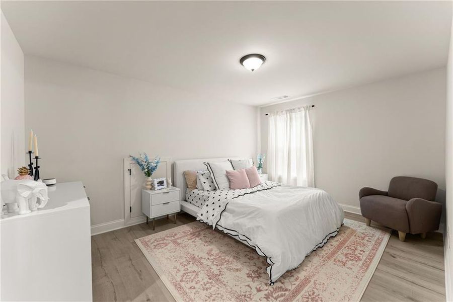 Furnished interior view inside a new home in Woodland Hills, Loganville (Image 59). Furnished interior view inside a new home in Woodland Hills, Loganville (Image 59).