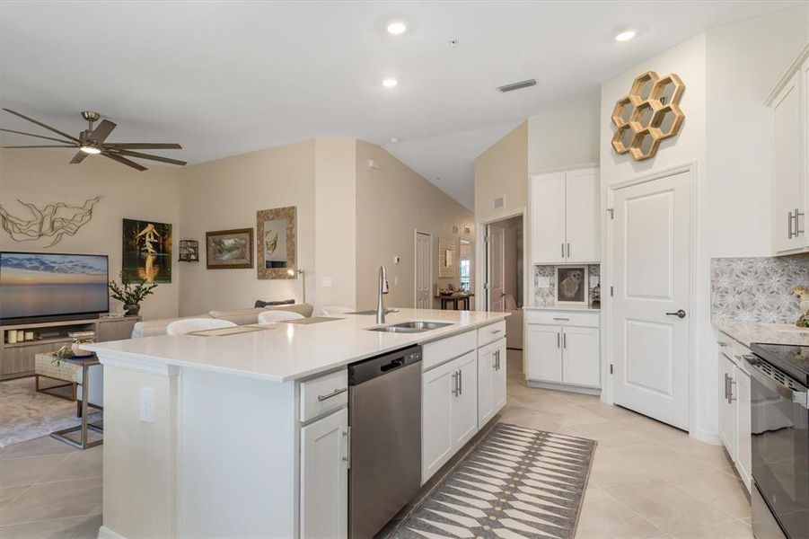 Furnished interior view inside a new home in , Punta Gorda (Image 38).