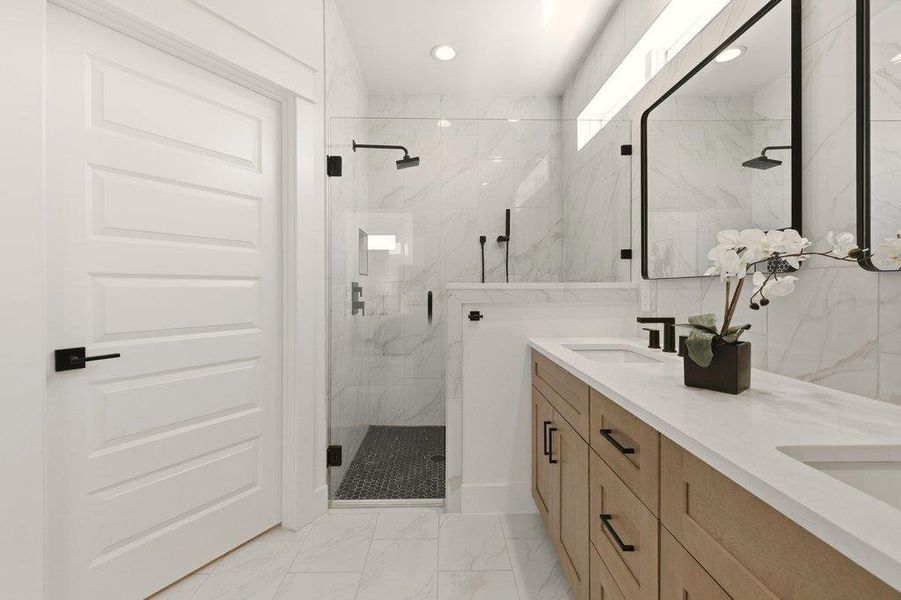 Furnished interior view inside a new home in , Austin (Image 25).