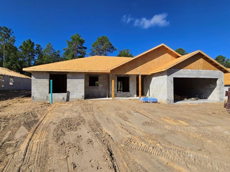 In-progress construction of a new home in , Inverness, FL (Image 7).