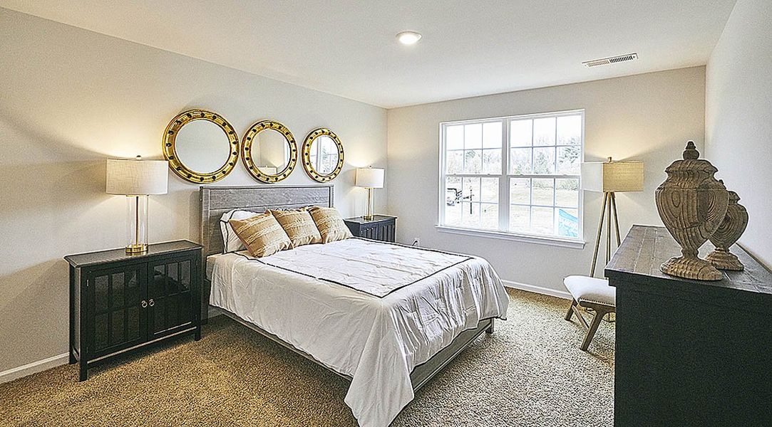 Representative furnished interior of a home built from the WILMINGTON by D.R. Horton in Cedar Oaks, Greensboro (Image 27). Representative furnished interior of a home built from the WILMINGTON by D.R. Horton in Cedar Oaks, Greensboro (Image 27).