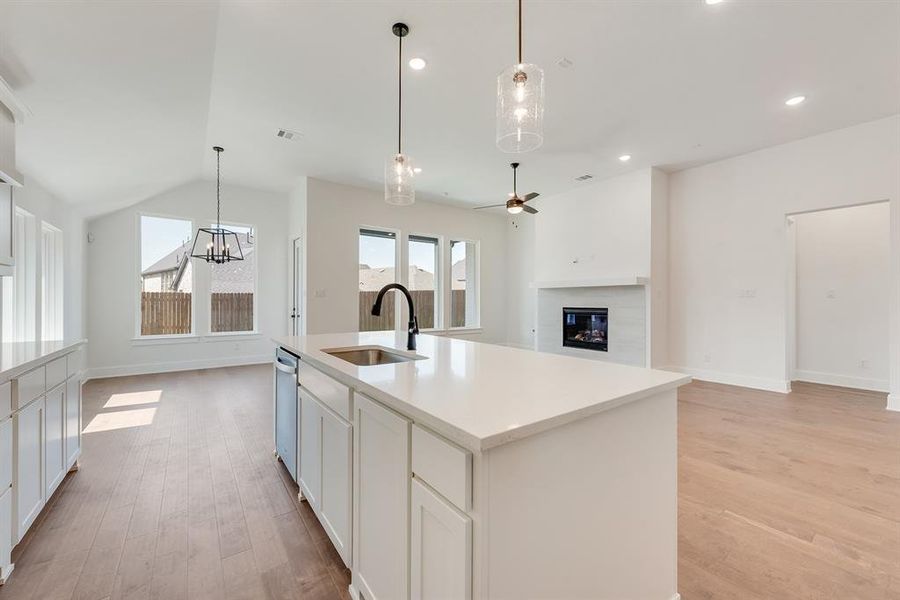 Furnished interior view inside a new home in Tavolo Park, Fort Worth (Image 14).