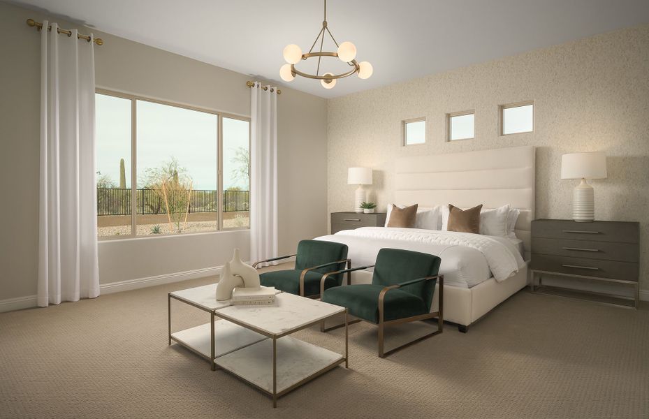 Representative furnished interior of a home built from the Catalina by Pulte Homes in Saguaro Reserve - Majesty, Marana (Image 15).