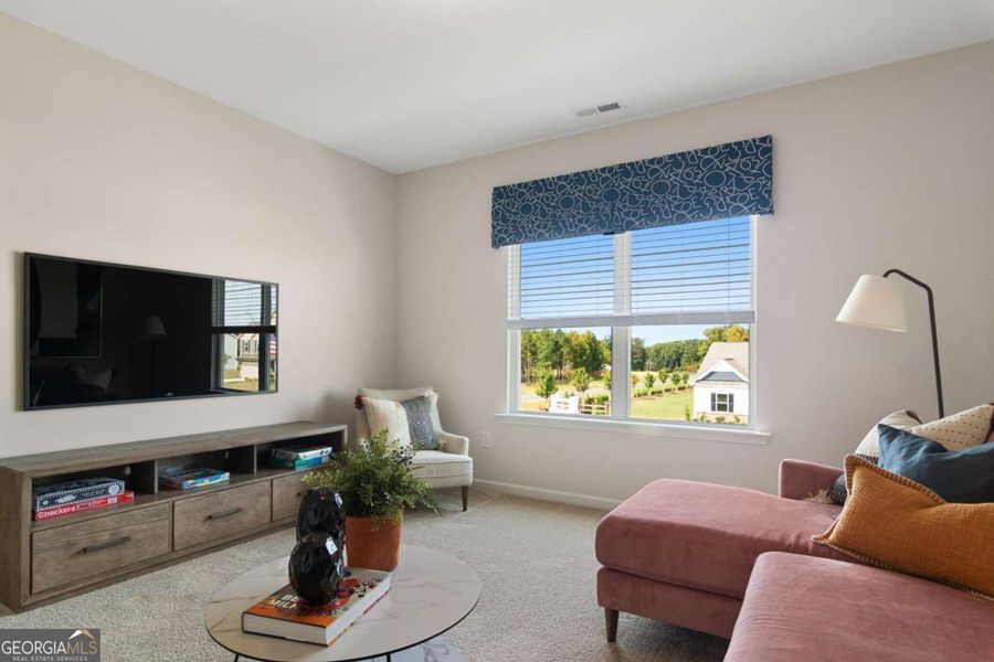 Furnished interior view inside a new home in Avalon, Perry (Image 26). Furnished interior view inside a new home in Avalon, Perry (Image 26).