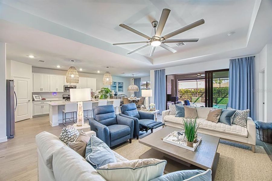 Furnished interior view inside a new home in , Fort Myers (Image 14).