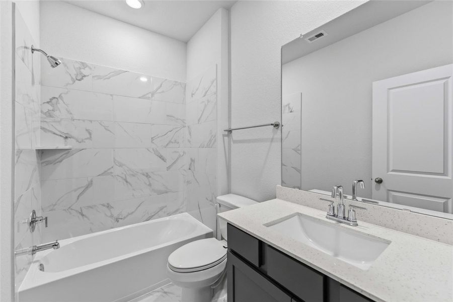 Furnished interior view inside a new home in Elyson, Katy (Image 7). Furnished interior view inside a new home in Elyson, Katy (Image 7).