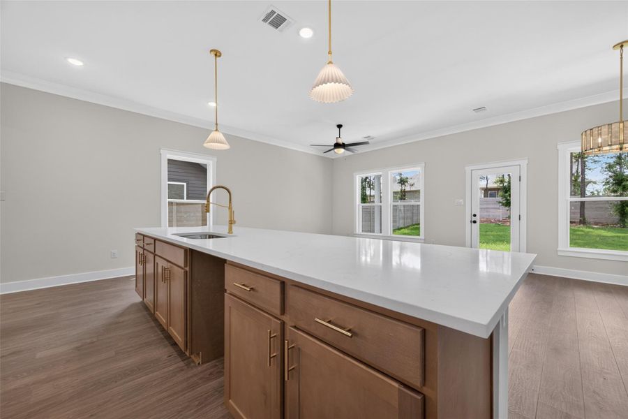 Furnished interior view inside a new home in Two Step Farm, Montgomery (Image 9).