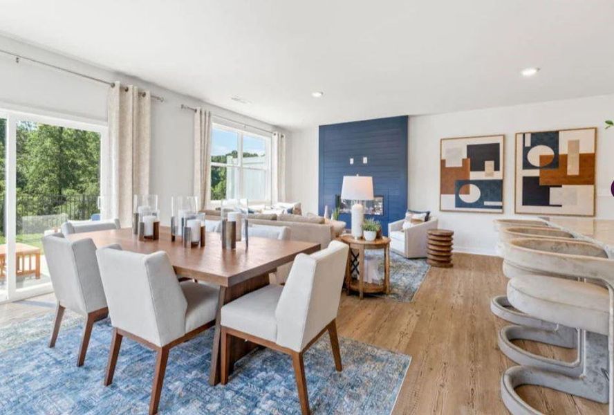 Furnished interior view inside a new home in The Reserve at Gainesville Township, Gainesville (Image 16). Furnished interior view inside a new home in The Reserve at Gainesville Township, Gainesville (Image 16).