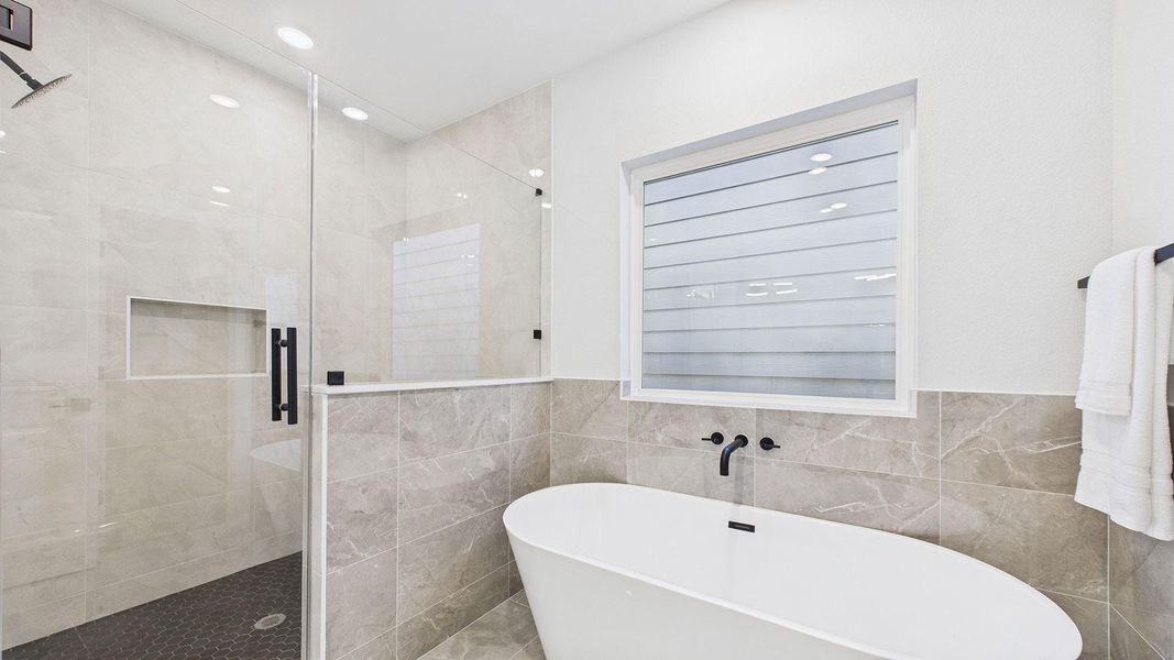 Furnished interior view inside a new home in , Houston (Image 25).