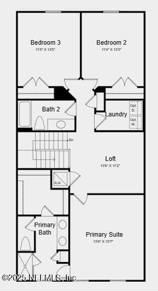 2D floor plan layout of this home in , St. Augustine, FL (Image 4).