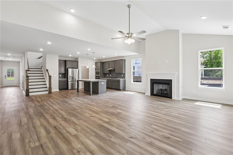 Spacious, unfurnished interior of a new home in The Park at Brighton, Locust Grove (Image 11).