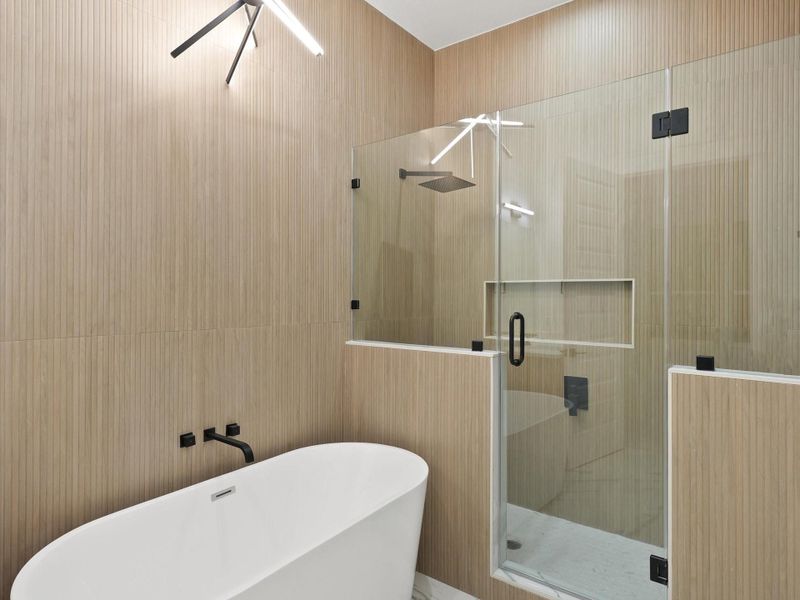 Furnished interior view inside a new home in , Houston (Image 9).