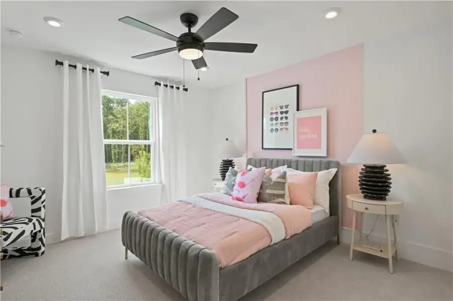 Furnished interior view inside a new home in Briar Creek, Atlanta (Image 16).