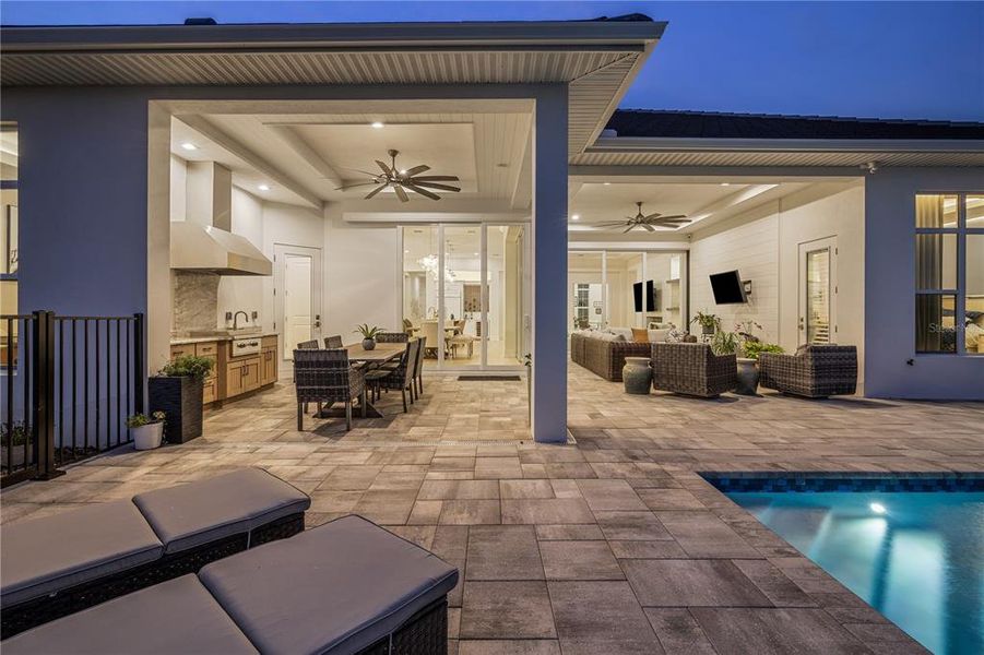 Exterior details and patio area of a home in , Palmetto (Image 3).