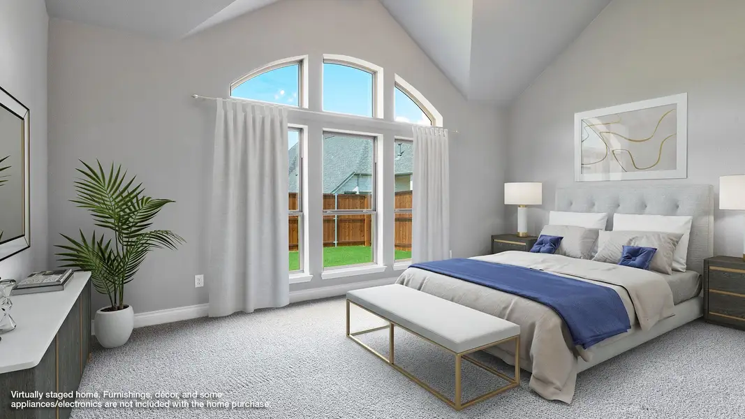 Furnished interior view inside a new home in Sweetgrass, Haslet (Image 6).