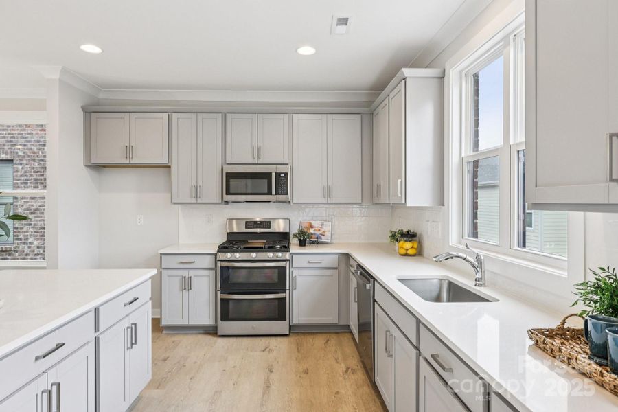 Furnished interior view inside a new home in Walk23, Huntersville (Image 11).