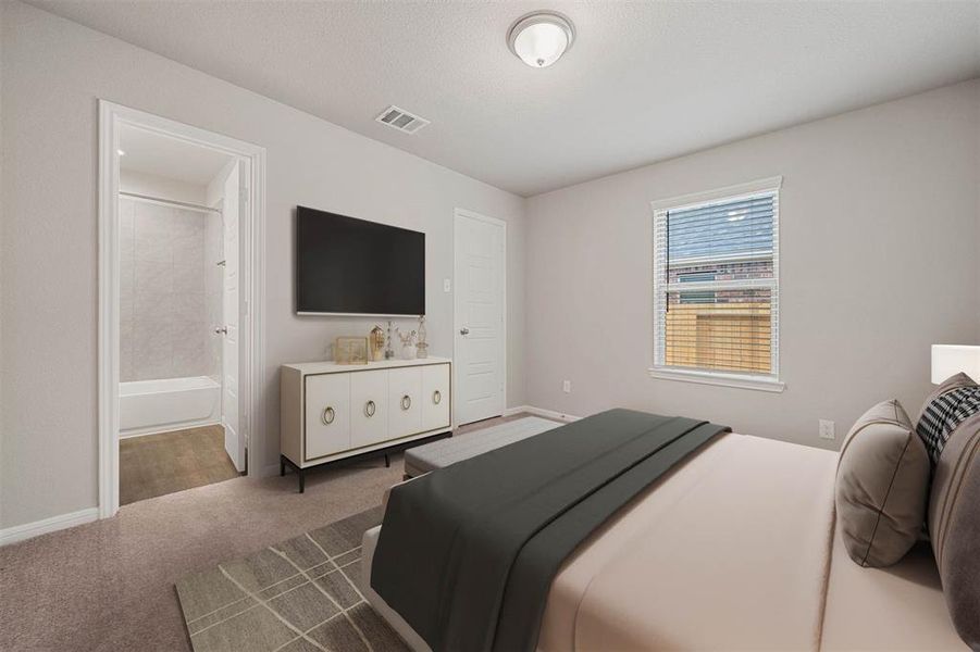 Furnished interior view inside a new home in Rollingbrook Estates, Baytown (Image 25).