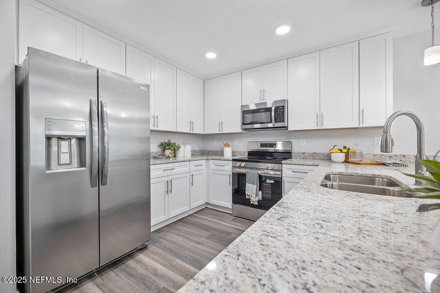 Furnished interior view inside a new home in , Jacksonville (Image 17). Furnished interior view inside a new home in , Jacksonville (Image 17).