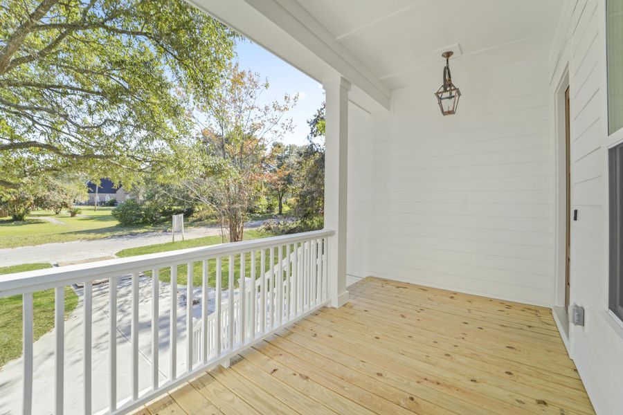 Exterior details and patio area of a home in , Charleston (Image 27).