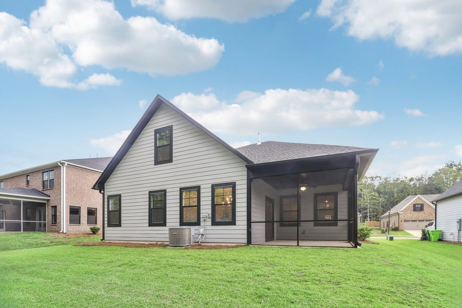 Representative exterior photo of a completed home built from the Baymore II by Great Southern Homes in Edwards Ridge, Central, SC (Image 23).