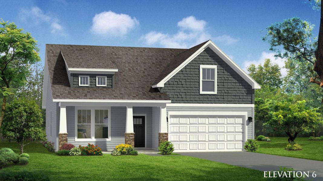 Elevation 6 of The Parker Design by DRB Homes Elevation 6 of The Parker Design by DRB Homes