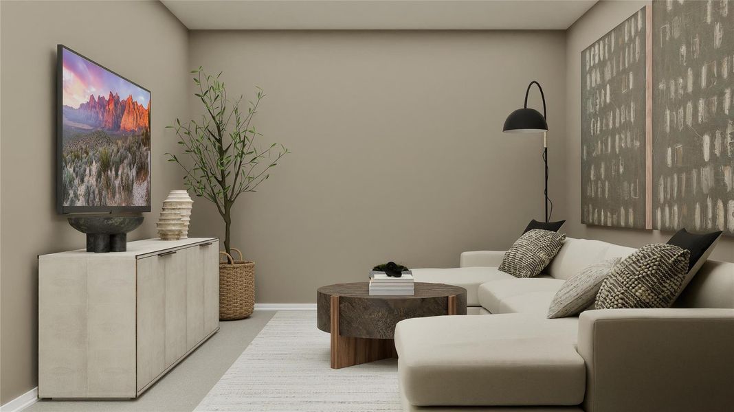 Furnished interior view inside a new home in Cotton Brook, Hutto (Image 4).