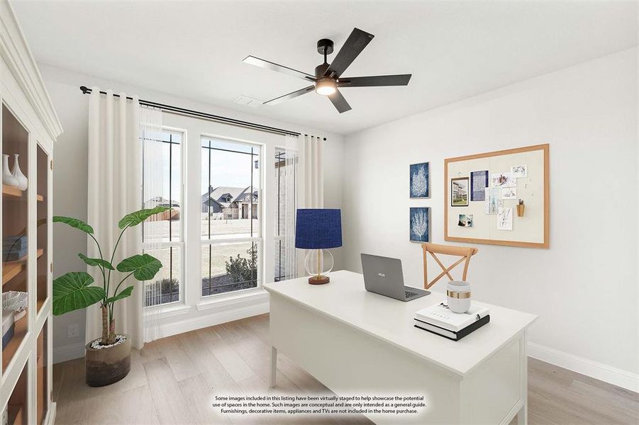 Furnished interior view inside a new home in Crystal Lake Estates, Red Oak (Image 16).