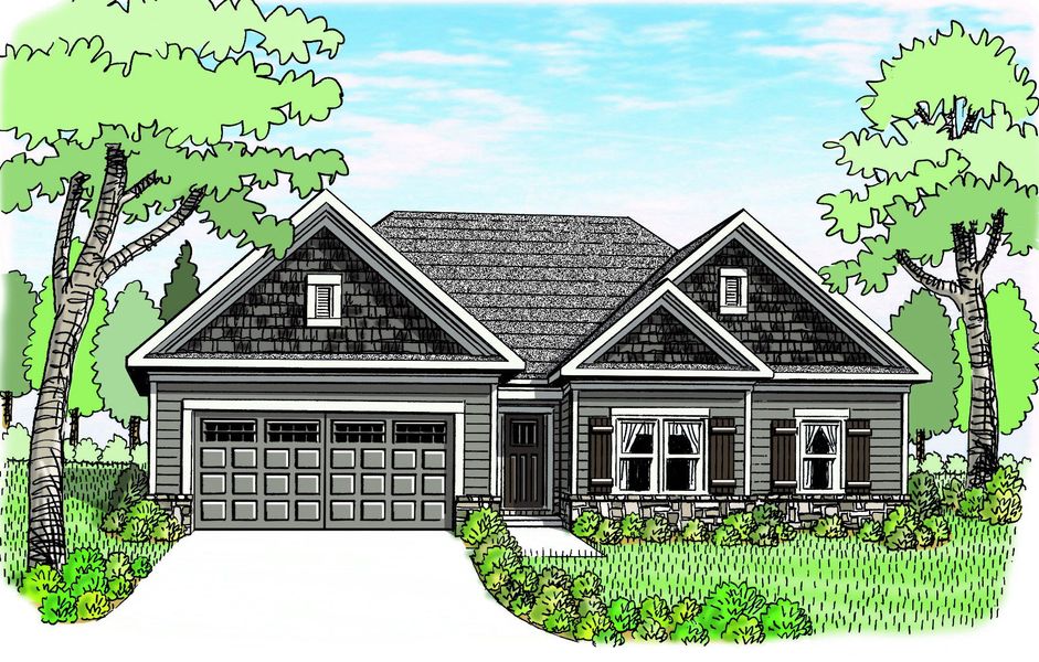 Representative rendering of the exterior for the The Carson by Reliant Homes (Image 13).