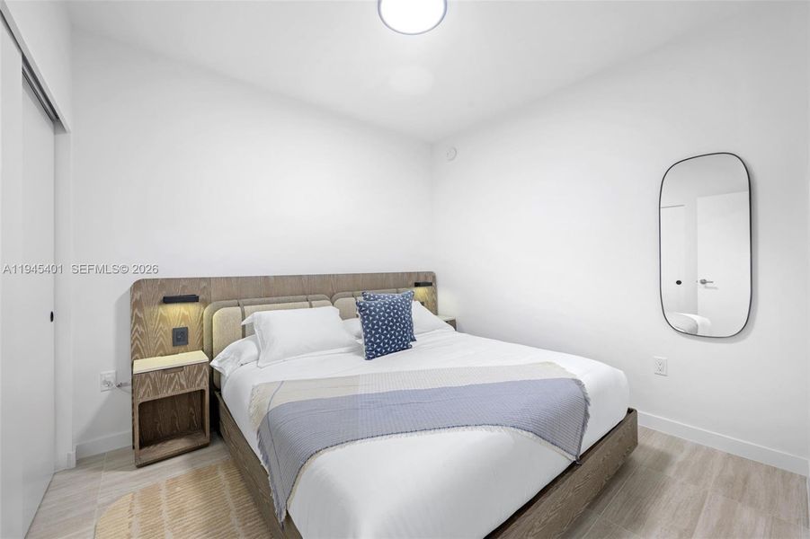 Furnished interior view inside a new home in , Miami Beach (Image 14).