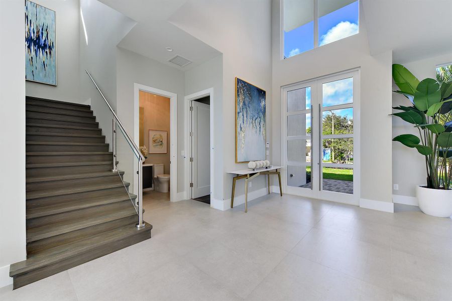 Furnished interior view inside a new home in , Fort Lauderdale (Image 12).
