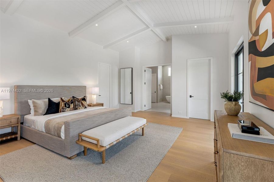 Furnished interior view inside a new home in , Miami (Image 14).