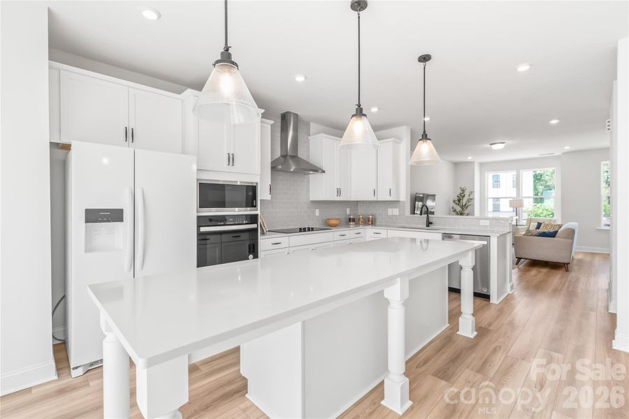 Furnished interior view inside a new home in , Charlotte (Image 3).