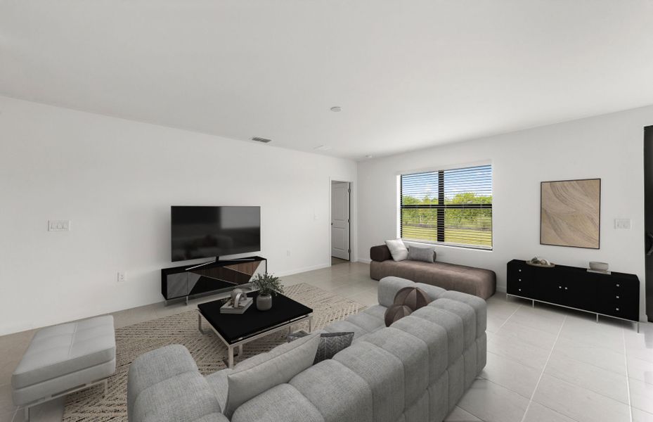 Furnished interior view inside a new home in Caloosa Cove, Labelle (Image 9).